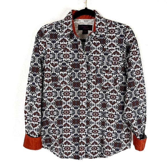 Cowgirl Legend Womens Pearl Snap Shirt Long Sleeve Western Small - Picture 2 of 7